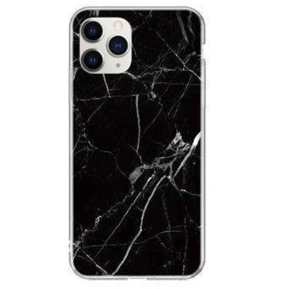 Wozinsky Marble silikónové puzdro pre Apple iPhone 13 Pro - Čierna