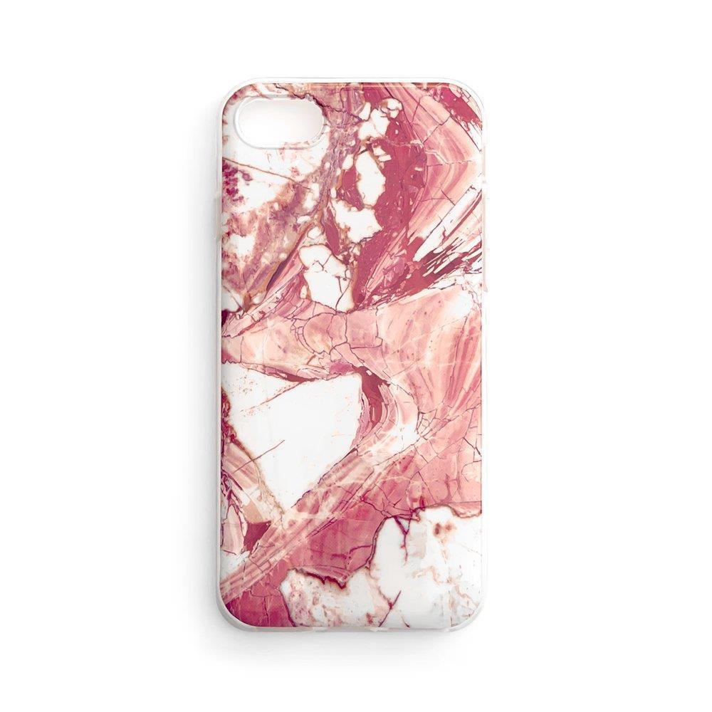 Wozinsky Marble silikónové puzdro pre Apple iPhone 13 Pro - Ružová