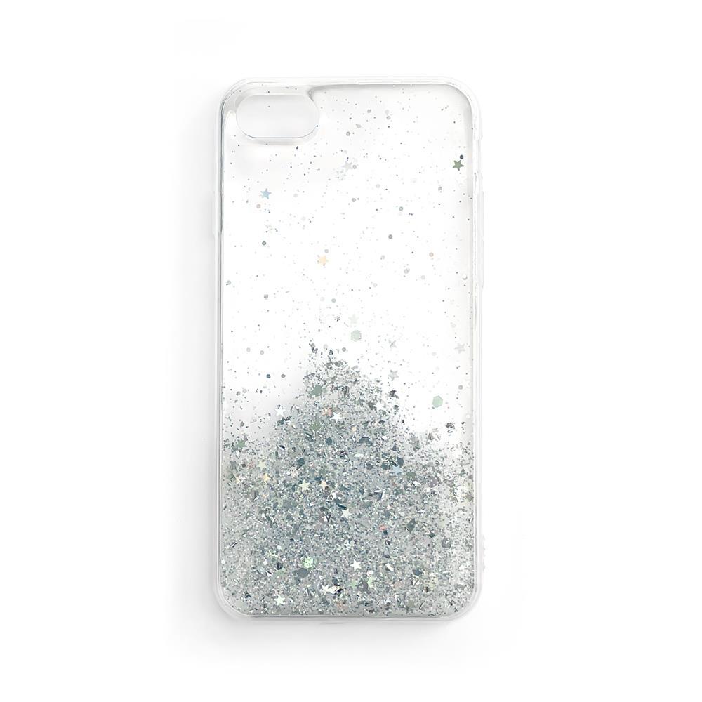 Wozinsky Star Glitter silikónové puzdro pre Samsung Galaxy A70 - Transparentná
