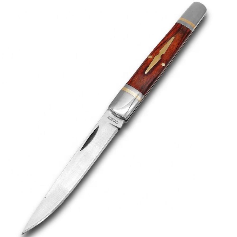 Outdoorový skladací nôž COLUMBIA-17,5/9,5cm-Hnedá