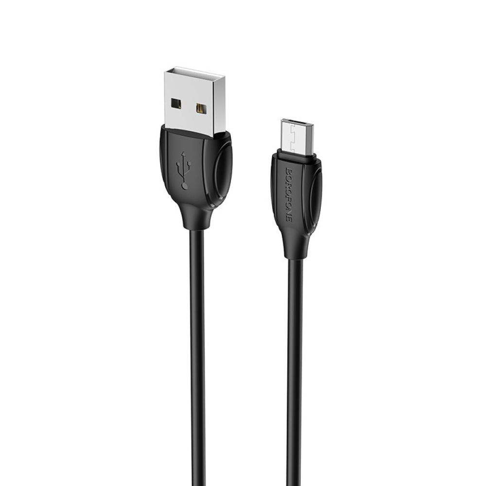 Borofone Kabel BX19 - USB na Micro USB - 1m - Čierna